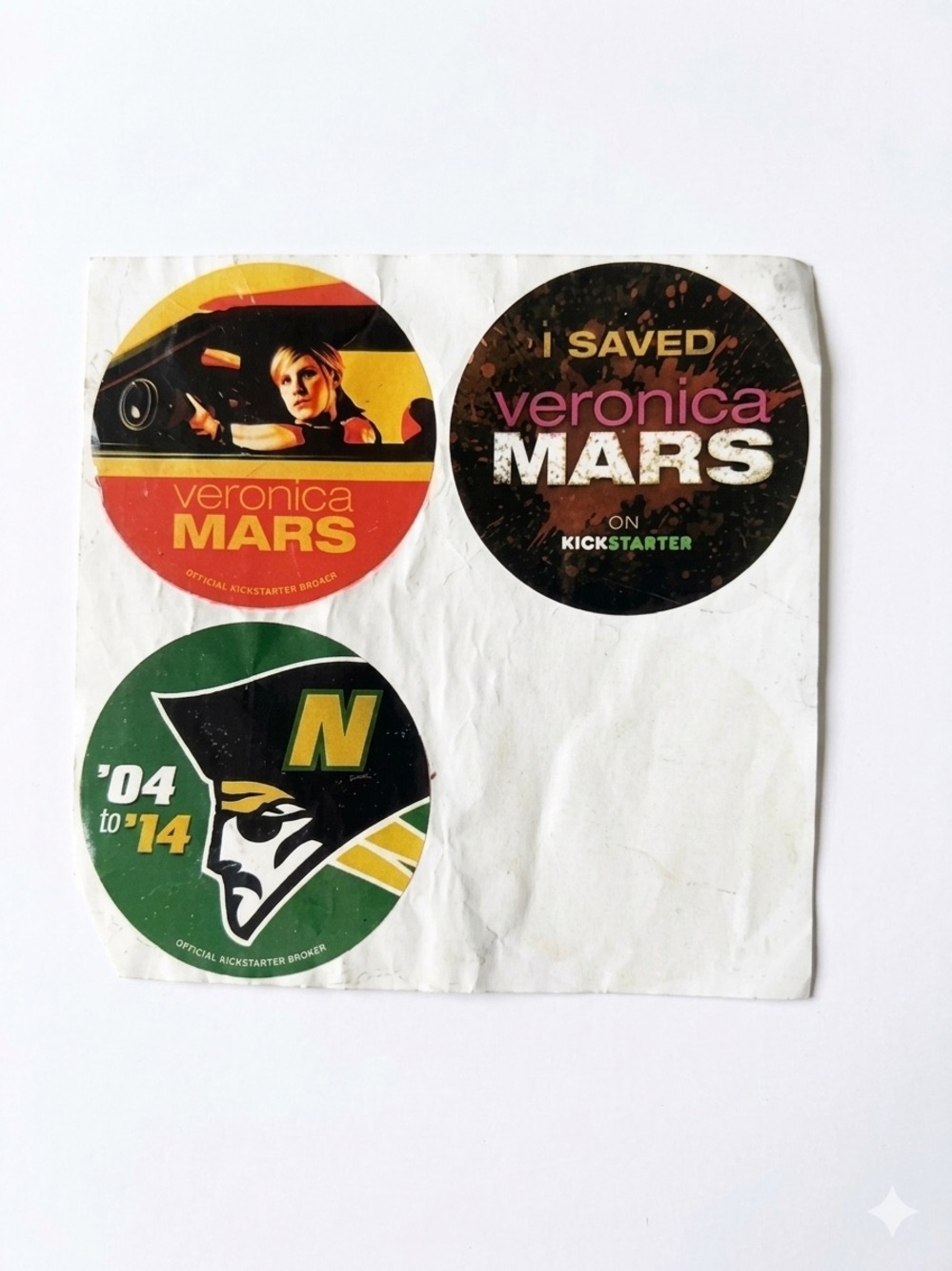 Veronica Mars Movie Kickstarter Campaign Stickers